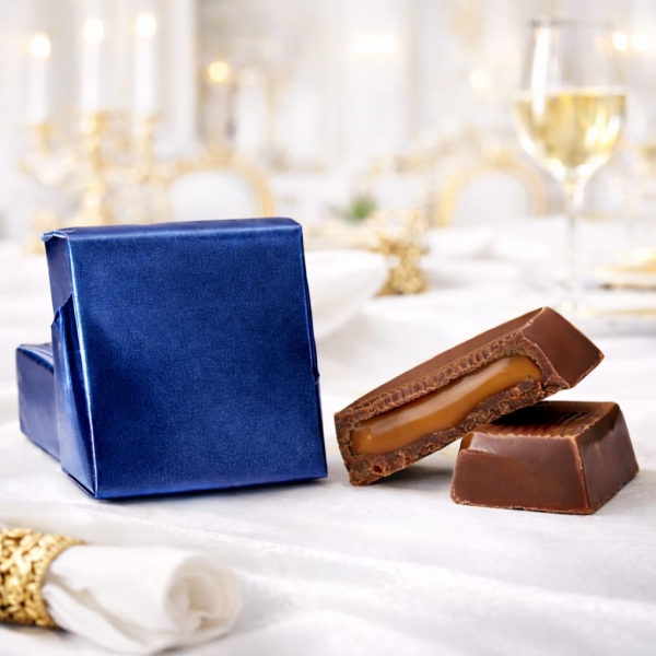 Lee Choco Caramel - 500g Belgian Chocolate With Caramel Fill